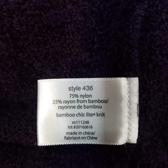 Barefoot Dreams Cozychic Lite Drape Front Calypso Wrap cardigan sz S / M purple - Picture 8 of 8